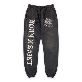 SAINT MXXXXXX | B&R SWEAT PANTS BORN SAINT / BLACK