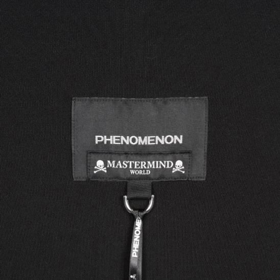 PHENOMENON | MASTERMIND WORLD MULTI CORD ZIP-UP HOODED / BLK