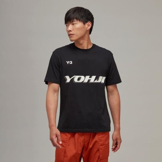 Y-3 ADIDAS YOHJI YAMAMOTO | U GRAPHIC SS TEE / BLACK