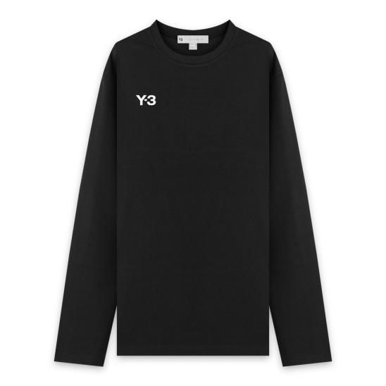 Y-3 ADIDAS YOHJI YAMAMOTO | U GRAPHIC LS TEE / BLACK