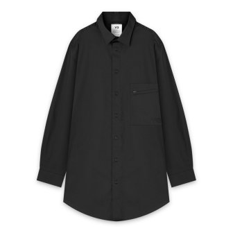 Y-3 ADIDAS YOHJI YAMAMOTO | M CLASSIC C L BUTTON D SHIRT / BLACK