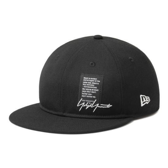 YOHJI YAMAMOTO X NEW ERA | 59FIFTY YY LABEL LOGO / BLACK