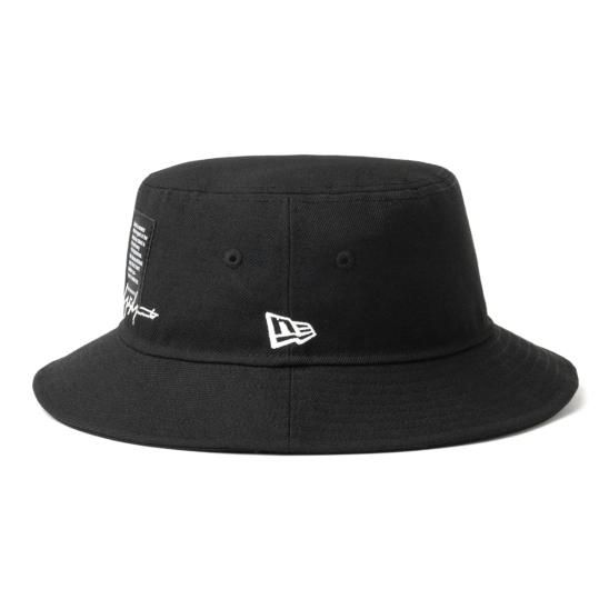 YOHJI YAMAMOTO X NEW ERA | BUCKET01 YY LABEL LOGO / BLACK