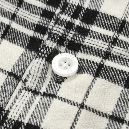 SAINTPAIN | SP TARTAN CHECK OVER SHIRTS / IVORY