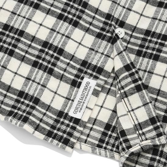 SAINTPAIN | SP TARTAN CHECK OVER SHIRTS / IVORY