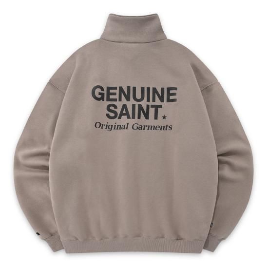 SAINTPAIN | SP G.SAINT HALF ZIP / MOCHA