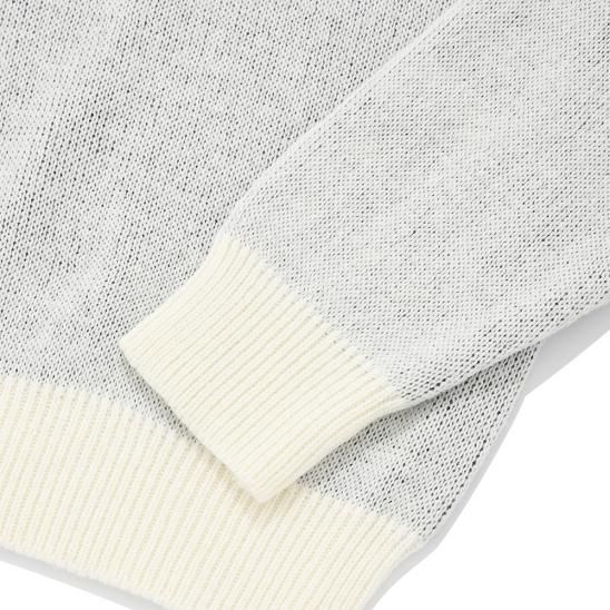 SAINTPAIN | SP SOFT JACQUARD LOGO KNIT / IVORY