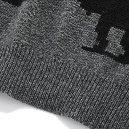 SAINTPAIN | SP SOFT JACQUARD CROWN OF THORNS KNIT / KHAKI