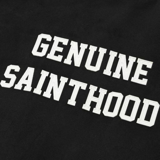 SAINTPAIN | SP G.SAINT LOGO STADIUM JACKET / BLACK