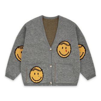 SOMEIT | K.O.K VINTGE CARDIGAN / GREY