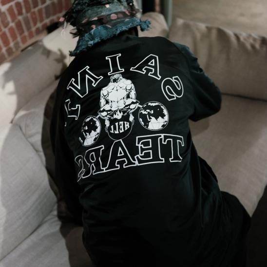 SAINT MXXXXXX | DT COACH JACKET ST TEARS / BLACK