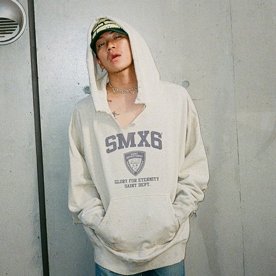 SAINT MXXXXXX | SA HOODIE NYPD / GREY