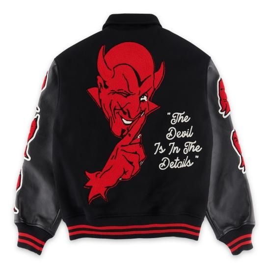 SAINT MXXXXXX | VARSITY JKT DEVIL M / BLACK