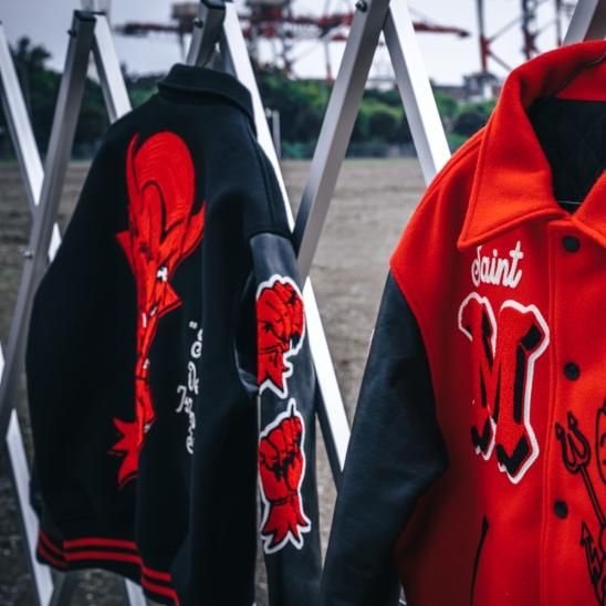 SAINT MXXXXXX(セントマイケル) 商品ページ - VARSITY JKT DEVIL SAINT MXXXXXX(セントマイケル) 商品ページ - VARSITY JKT DEVIL