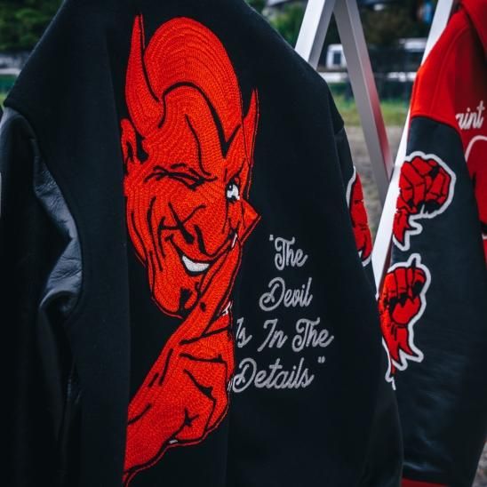 SAINT MXXXXXX | VARSITY JKT DEVIL M / BLACK