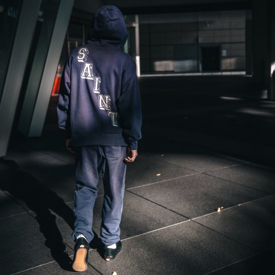 SAINT MXXXXXX | SWEAT PANTS ANGEL / NAVY