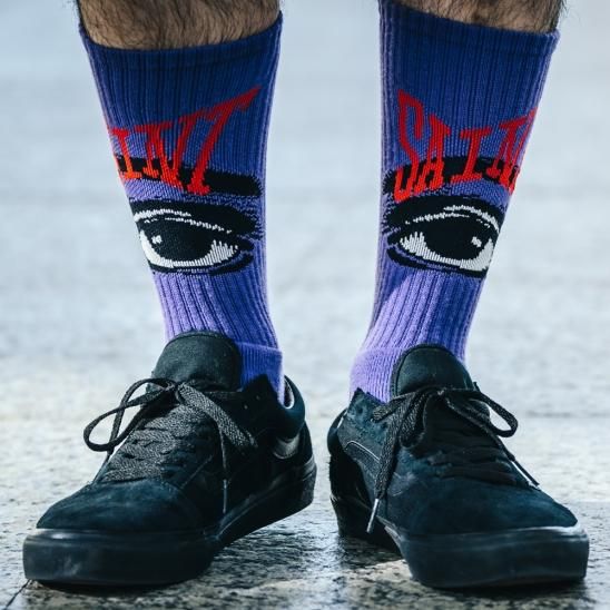 国内買付■SAINT MXXXXXX■SOCKS/EYE 4色展開 セントマイケル SAINT Mxxxxxx Eye Socks （White