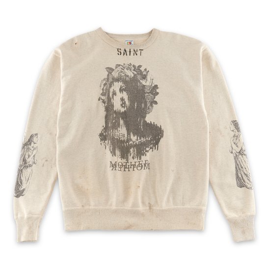 SAINT MXXXXXX | KK CREW SWEAT SHIRT MOTHER / GRAY