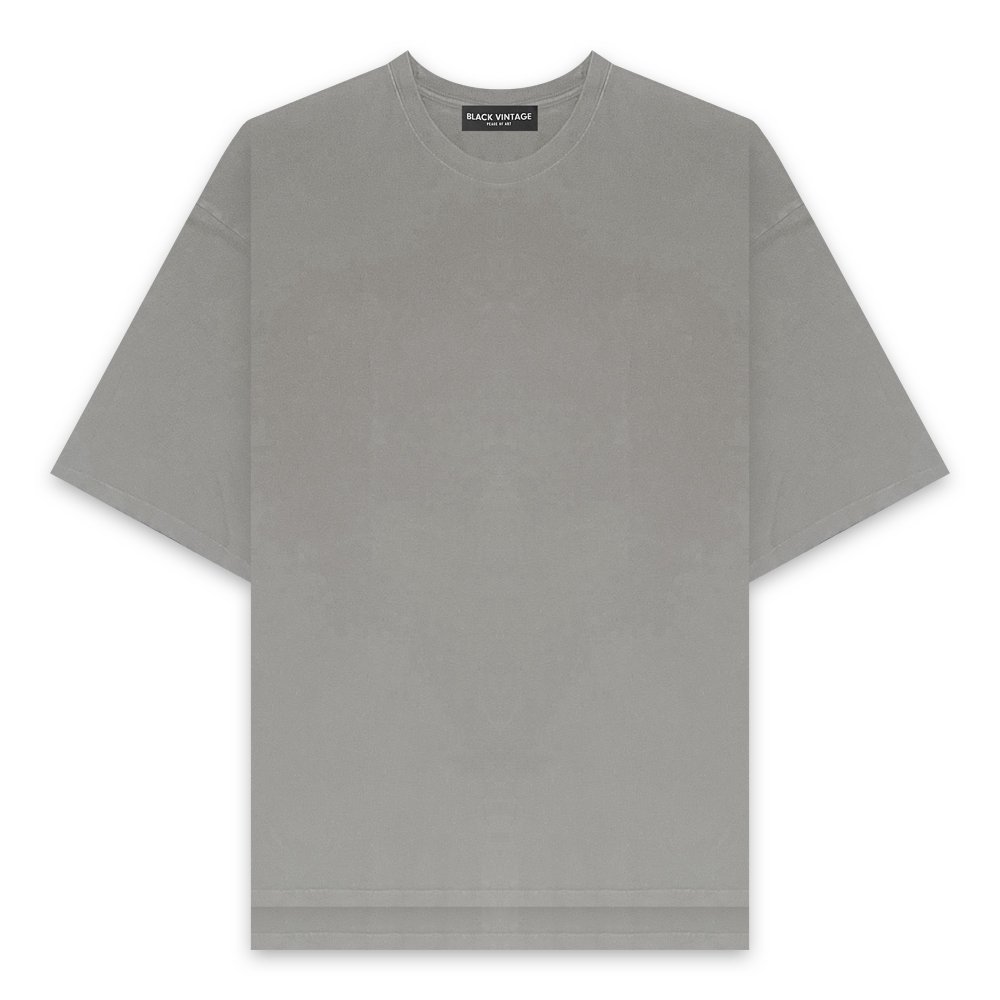 BLACK VINTAGE | VINTAGE SS TEE(6.2oz) / SAND GREY