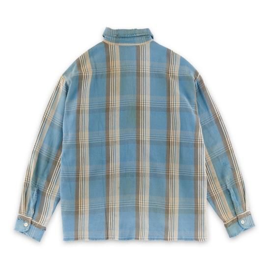 SAINT MXXXXXX | FRANNEL SHIRT CHECK / BLUE