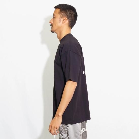 TAIN DOUBLE PUSH | HELL A WAITS SHORT SLEEVE T-SHIRTS / BLACK