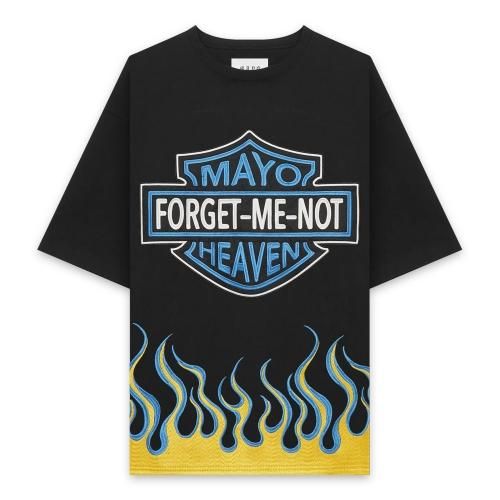 MAYO | MAYO FIRE EAGLE EMBROIDERY SHORT SLEEVE TEE / BLACK