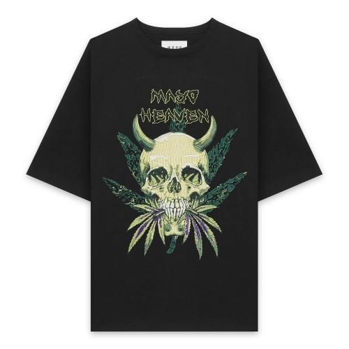 MAYO | MAYO DEVIL SKULL EMBROIDERY SHORT SLEEVE TEE / BLACK