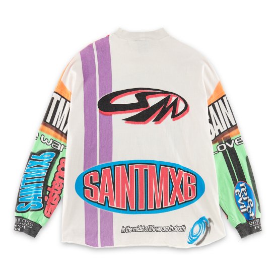 SAINT MXXXXXX | LS TEE MOTOCLOSS / WHITE