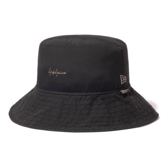 YOHJI YAMAMOTO X NEW ERA | BUCKET03 PERTEX SIGNATURE LOGO / BLACK