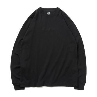 YOHJI YAMAMOTO X NEW ERA | REGULAR FIT COTTON LONG SLEEVES TEE DAHLIA / BLACK