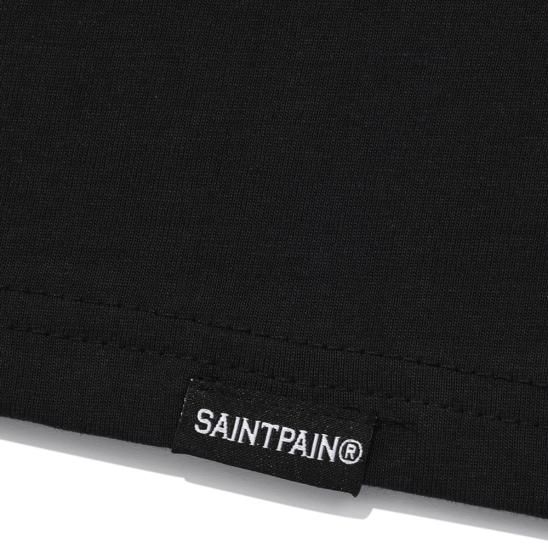 SAINTPAIN | SP PIECE LOGO T-SHIRTS / BLACK