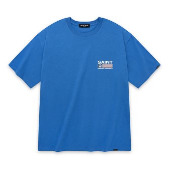 SAINTPAIN | SP PIECE LOGO T-SHIRTS / BLUE