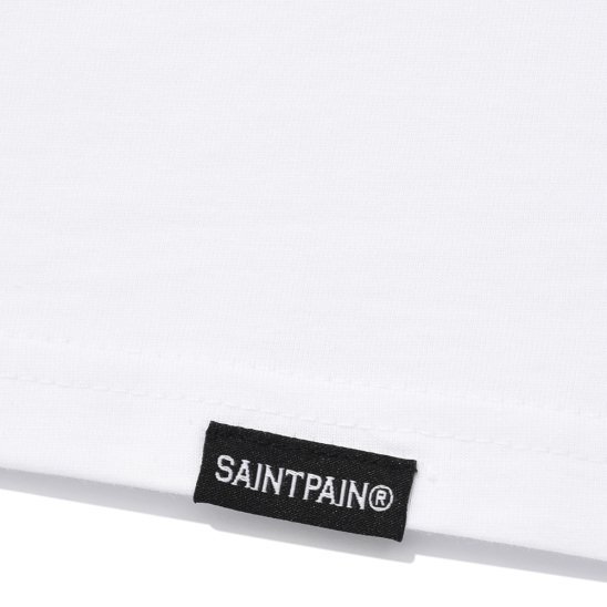 SAINTPAIN | SP PIECE LOGO T-SHIRTS / WHITE