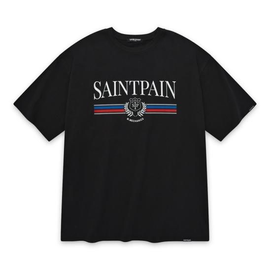 SAINTPAIN | SP CLASSIC LOGO T-SHIRTS / BLACK