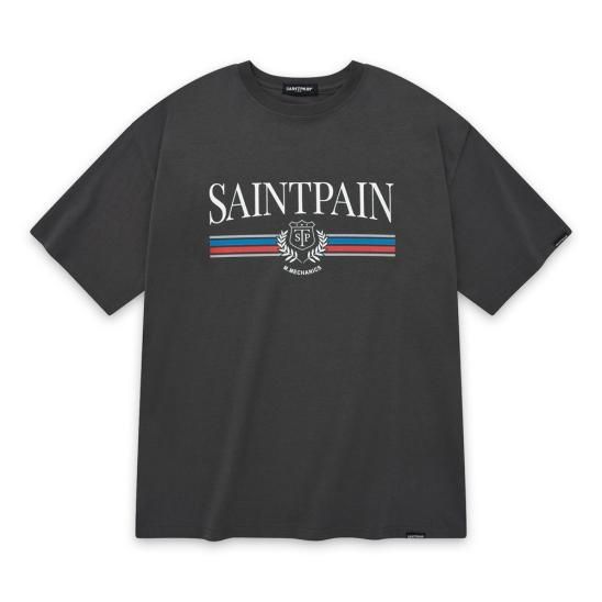 SAINTPAIN | SP CLASSIC LOGO T-SHIRTS / CHARCOAL