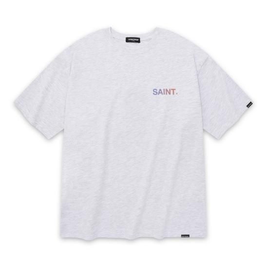 SAINTPAIN | SP G SAINT LOGO T-SHIRTS / ASH MELANGE