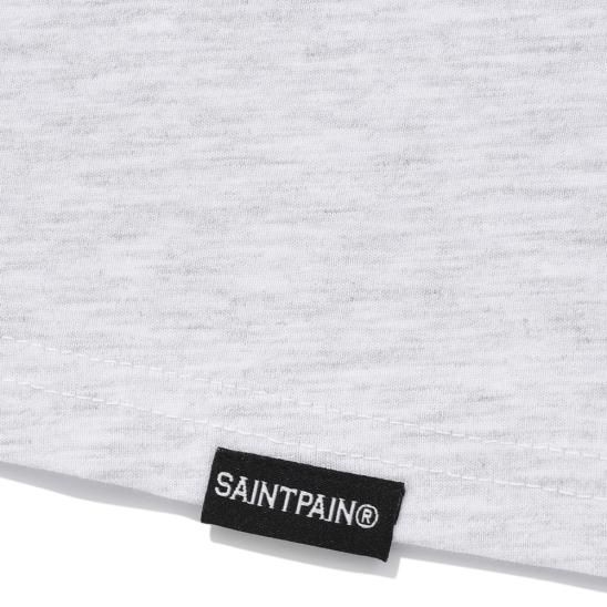 SAINTPAIN | SP G SAINT LOGO T-SHIRTS / ASH MELANGE