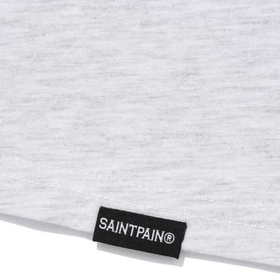 SAINTPAIN | SP G SAINT LOGO T-SHIRTS / ASH MELANGE