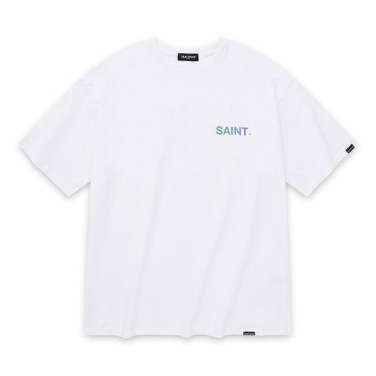 SAINTPAIN | SP G SAINT LOGO T-SHIRTS / WHITE