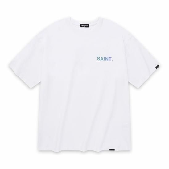 SAINTPAIN | SP G SAINT LOGO T-SHIRTS / WHITE