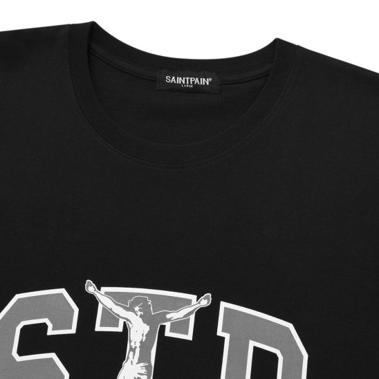 SAINTPAIN | SP STP LOGO T-SHIRTS / BLACK