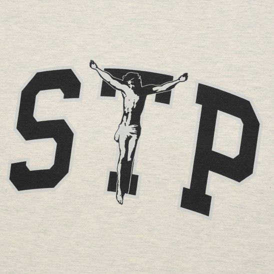 SAINTPAIN | SP STP LOGO T-SHIRTS / OATMEAL