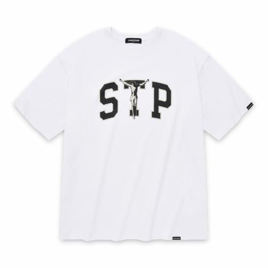 SAINTPAIN | SP STP LOGO T-SHIRTS / WHITE