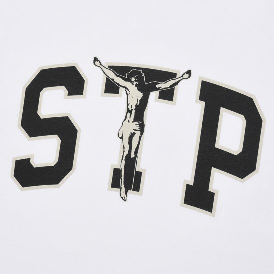 SAINTPAIN | SP STP LOGO T-SHIRTS / WHITE