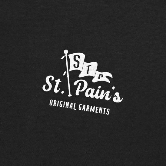 SAINTPAIN | SP SAINT FLAG T-SHIRTS / BLACK