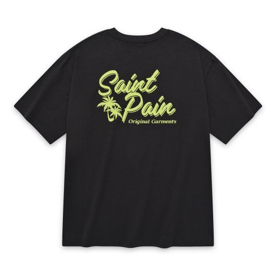 SAINTPAIN | SP SAINT PALM TREE T-SHIRTS / BLACK
