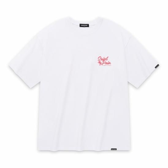 SAINTPAIN | SP SAINT PALM TREE T-SHIRTS / WHITE