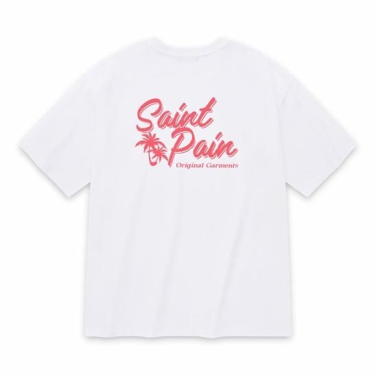 SAINTPAIN | SP SAINT PALM TREE T-SHIRTS / WHITE