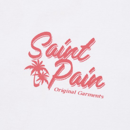 SAINTPAIN | SP SAINT PALM TREE T-SHIRTS / WHITE