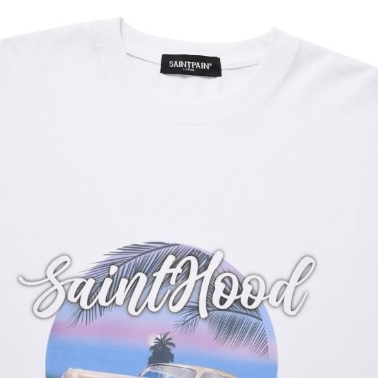 SAINTPAIN | SP OLD CAR T-SHIRTS / WHITE